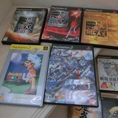 0円：プレイステーション2 ソフト 鬼武者 みんゴル 三国無双 等 12点 中古 プレステ2の画像