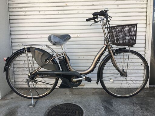 地域限定送料無料　ヤマハ　パス　ナチュラ　新基準　子供乗せ　8,7AH　ゴールド　アシスタ　ビビ　神戸市　電動自転車