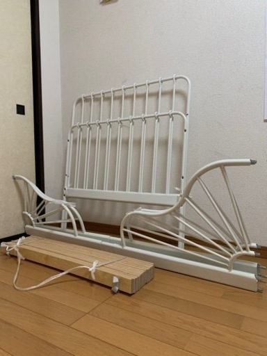 IKEA 伸長式　ベッド　ミンネン　