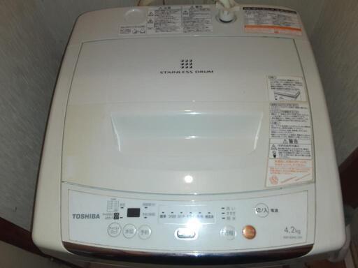 全自動洗濯機(4.2kg) TOSHIBA