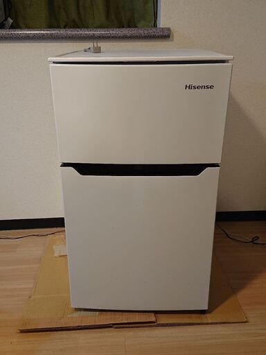 美品 2ドア冷凍冷蔵庫 93L 2017年製ハイセンス