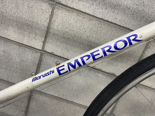 ジャンク MARUISHI 「丸石」EMPEROR 1990年代 クロモリ ロードバイク スポーツバイク 3722061000013