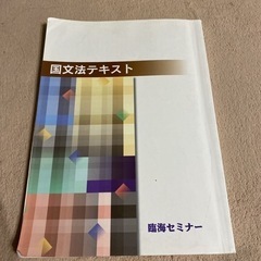 国文法テキスト　臨海セミナー
