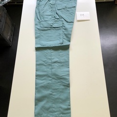 【新品未使用】夏用作業着・ズボン　グリーン　Mサイズの画像