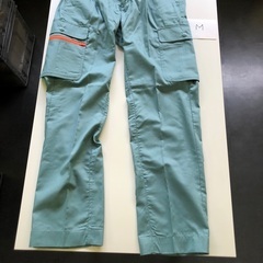 【新品未使用】夏用作業着・ズボン　グリーン　Mサイズの画像