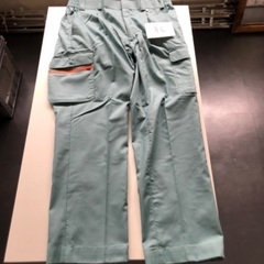 【新品未使用】夏用作業着・ズボン　グリーン　3Lサイズの画像