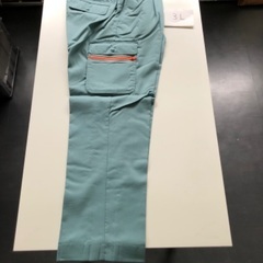 【新品未使用】夏用作業着・ズボン　グリーン　3Lサイズ