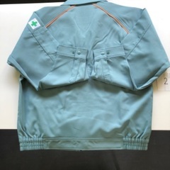 【新品未使用】冬用作業着　ブルゾン　グリーン　LLサイズの画像