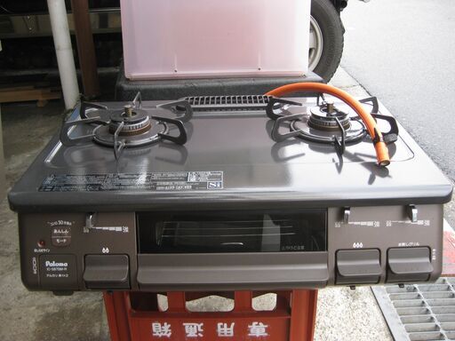 ★パロマ　ガステーブル    IC-S87BM-R     LPガス用　　２０１９年式　　　美品
