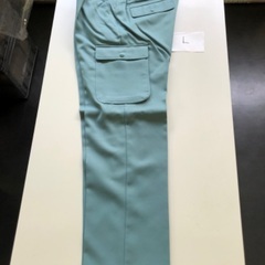 【新品未使用】冬用作業着　上下セット　グリーン　Lサイズの画像