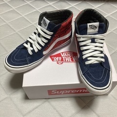 vans supreme ハイカットスニーカー