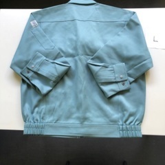 【新品未使用】冬用作業着　上下セット　グリーン　Lサイズの画像