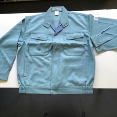 【新品未使用】冬用作業着　上下セット　グリーン　Lサイズ