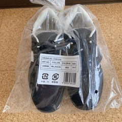【募集終了】新品・未使用 ヒラキ レディース スニーカー 24.0cm 黒の画像