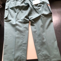 【新品未使用】夏用作業着　上下セット　グリーン　6Lサイズの画像