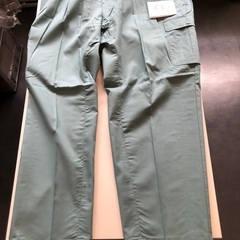 【新品未使用】夏用作業着　上下セット　グリーン　6Lサイズの画像