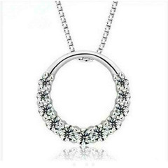 ▼j←←←m18-16 刻印/ブリリアントサークルパヴェペンダント              202206122117                  の画像
