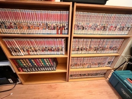 各全巻ワンピ、DB.Naruto.北斗　棚付き