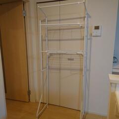 洗濯機上収納の画像