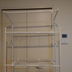 洗濯機上収納の画像