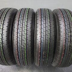 新車外し 2022年製 DUNLOP SP175N 195/80R15 107/105N LT 15インチ 夏タイヤ 4本 ハイエース キャラバン等　(JR171)クレジットカード QRコード決済可能