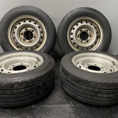 【DUNLOP SPLT50 175/75R15 x2 235/50R14 x2】夏タイヤ【TOPY 14インチ/15インチ 5J/7.5J 6HPCD139.7】トヨエース ダイナ等　(MTH219)クレジットカード QRコード決済可能