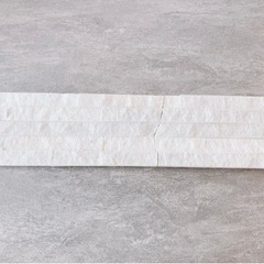 サンワカンパニー　バンピーウォール　ホワイト・石材・天然石の画像