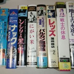 名作洋画　VHS・DVD差し上げますの画像