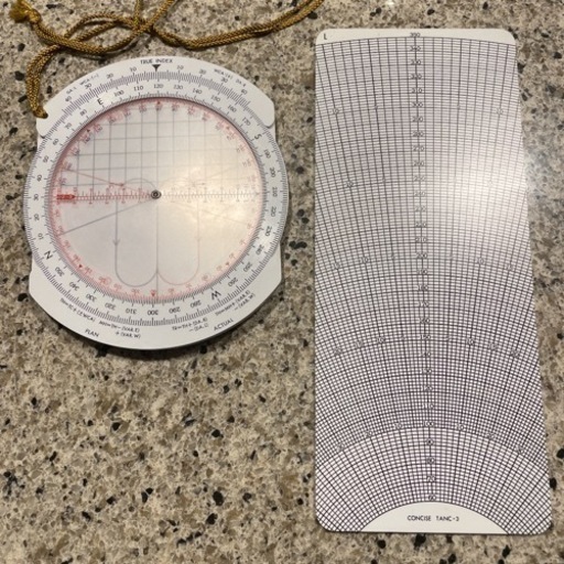 航法計算盤 フライトコンピュータ CONCISE TANC-3