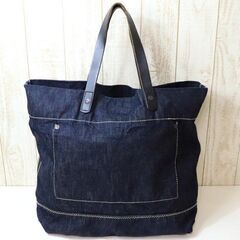 (お受け渡しが完了しました)GAP　デニム　デザイン トートバッ...
