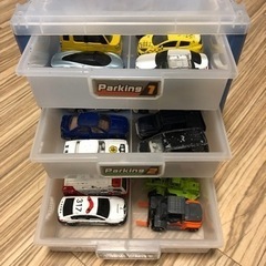 トミカ　30台　収納ボックス　セット　の画像