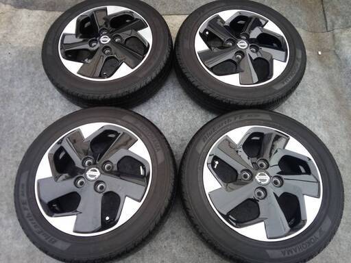 ★美品★　タイヤホイールセット　日産純正　ルークス　　155/65/14　　インセット46　P.C.D100　14×4.5J