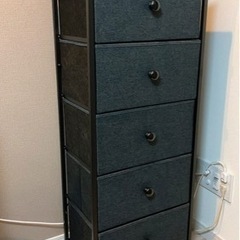 【新品】REAHOME 5段布製チェスト