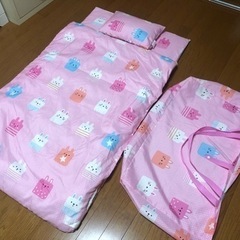 こども　布団セット　寝具セット　ピンク