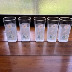 No.75 ガラスコップ　中古品