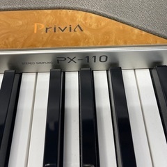 電子ピアノ　カシオ　privia PX110  2006年製の画像