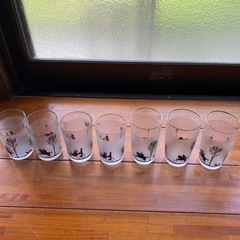 No.77 ガラスコップ　中古品