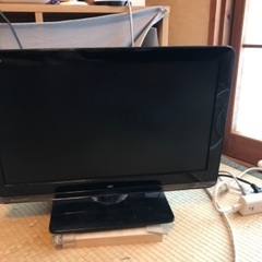 本日まで。SHARPAQUOS液晶テレビ19インチ？