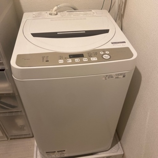 SHARP2020年製洗濯機！美品！6Kg