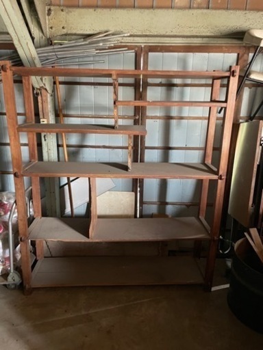 無垢　棚　昭和　レトロ　古民家　アンティーク　古道具