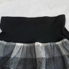 マタニティ　チェックスカートMサイズ　中古 ウエストゴムです。の画像