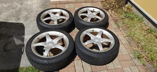 17インチ ブリジストン VALBREM 5本スポーク イタリア製 ホイール\u0026タイヤセット