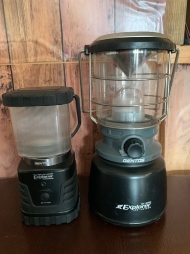 お値下げ　中古　ジェントス　ランタン　2個セット　EX-777XP