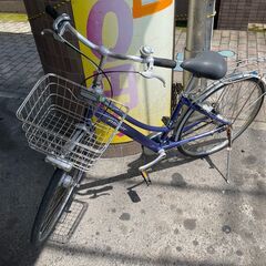 自転車　No.178　ブリヂストン　アルベルト　ブルー　鍵付き　...