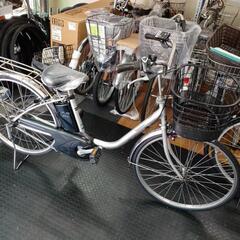 パナソニック製電動自転車　26インチ　シルバー　税込売価￥54780