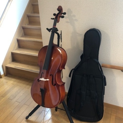 ※大幅値下げ※  分数1/2 チェロ、弓、ソフトケースのセット
