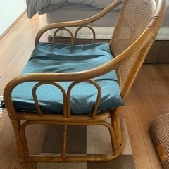 アンティーク　ローチェアー　の画像