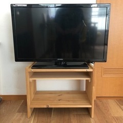 【本日受取限定】32インチテレビ&テレビ台セット