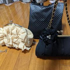 《美品》パーティーバッグ2点とサブバック