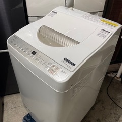 【売約済み】　シャープ SHARP ES-TX5B-N [タテ型洗濯乾燥機(5.5kg) ゴールド系]  2017年　ES-TX5B 乾燥　乾燥機　乾燥器　乾燥機能　洗濯機　洗濯乾燥器　洗濯乾燥機　